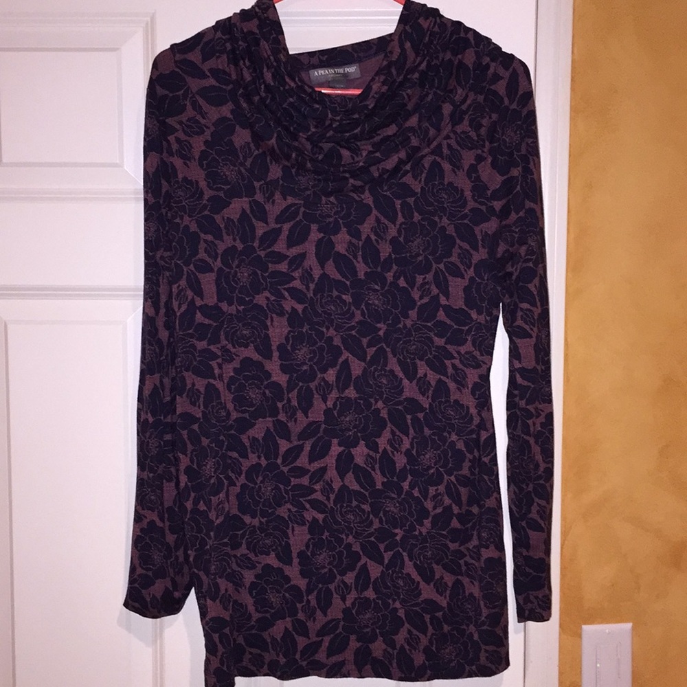 A Pea in the Pod Maternity long cowl neck shirt